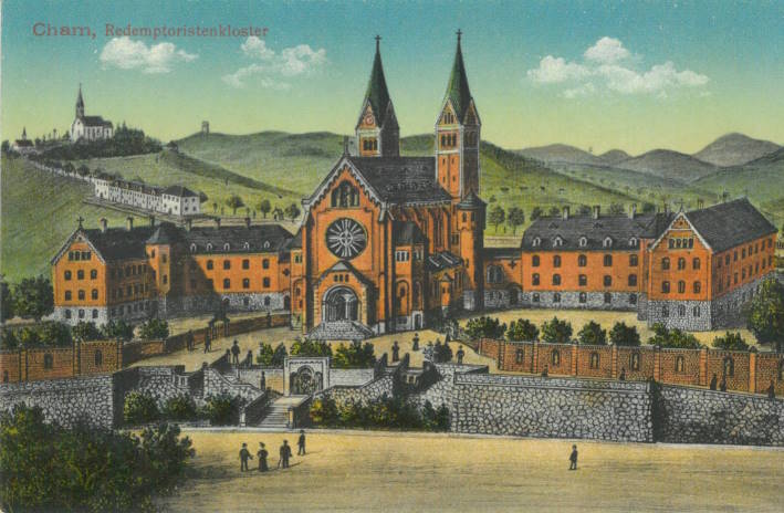Historische Grafik - Kirche Maria Hilf und Kalvarienberg