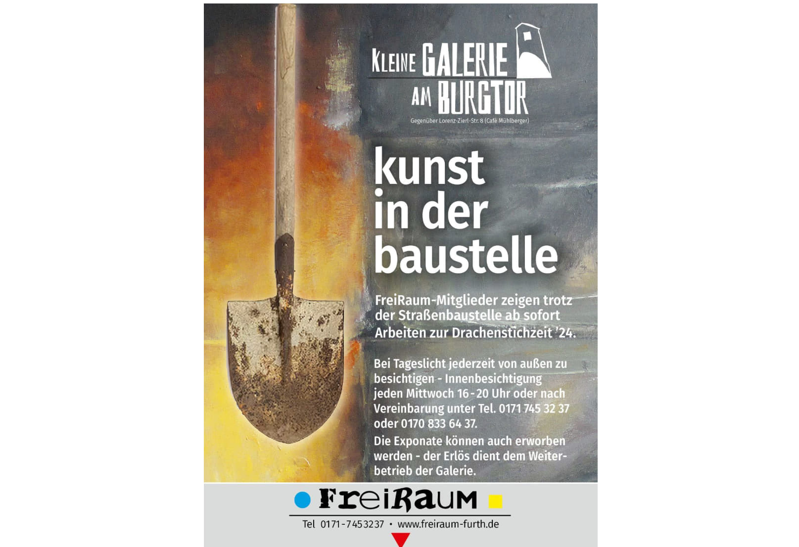 Zur Pressemitteilung: FreiRaum-Ausstellung kunst in der baustelle 