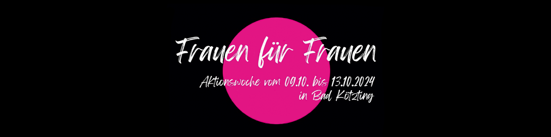 Logo zum Jahresschwerpunktthema Frauen für Frauen