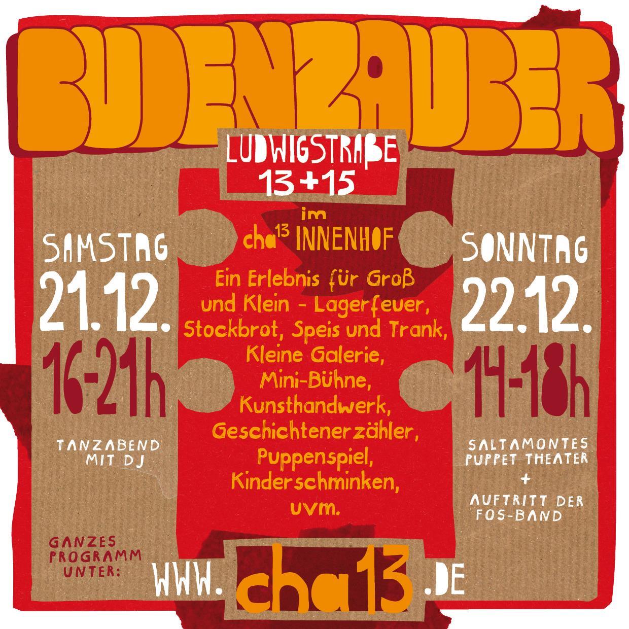 Kulturhaus cha13, KulturWeihnachtsMarkt, Einladung 2024, Rückseite