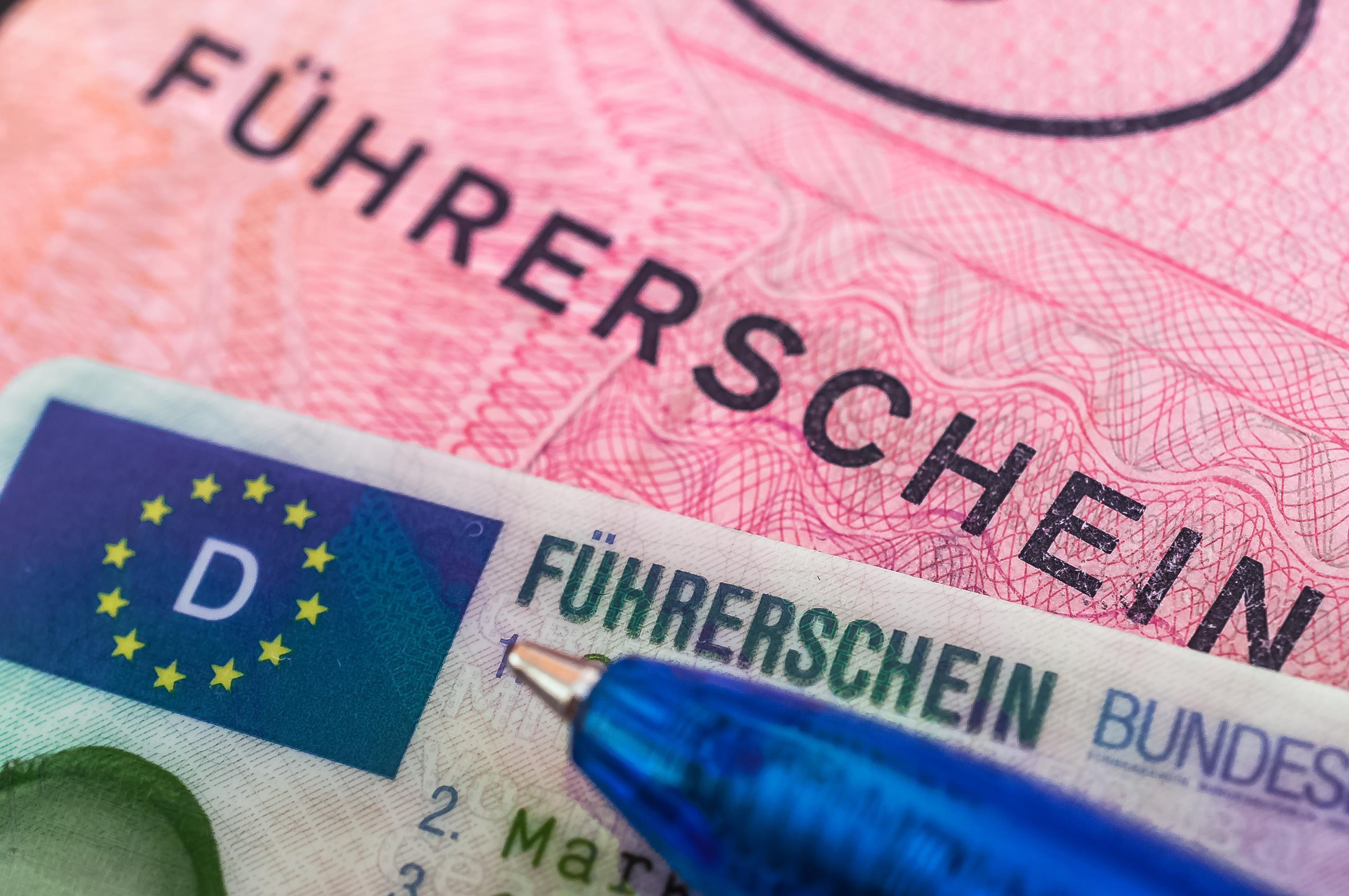 Zur Unterseite der Homepage: Geschäftsverteilung Führerscheinwesen